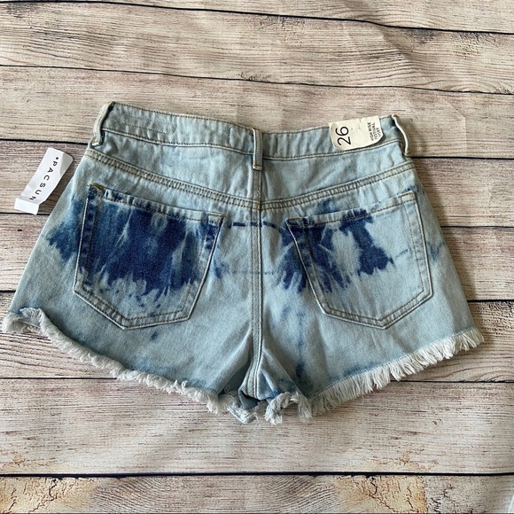 PacSun High Rise Tie Dye Festival Shorts Size 26 - Picture 7 of 7